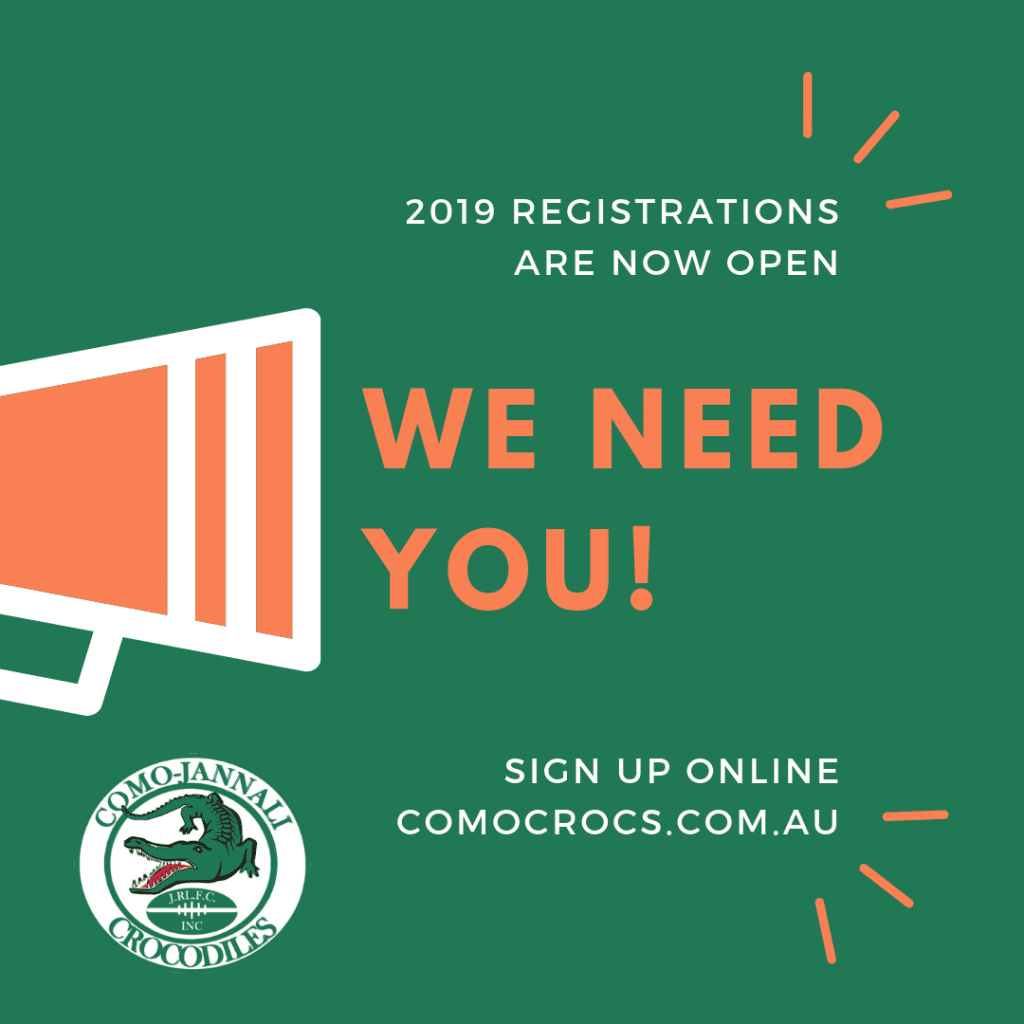 2019 registrations are now open