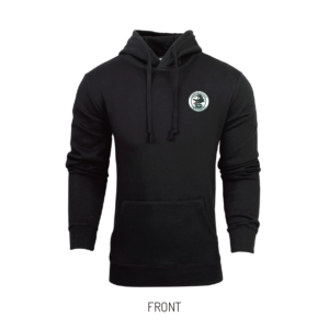 Como Crocs Black Hoodie Front