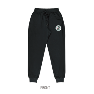 Como Crocs Black Track Pants Front