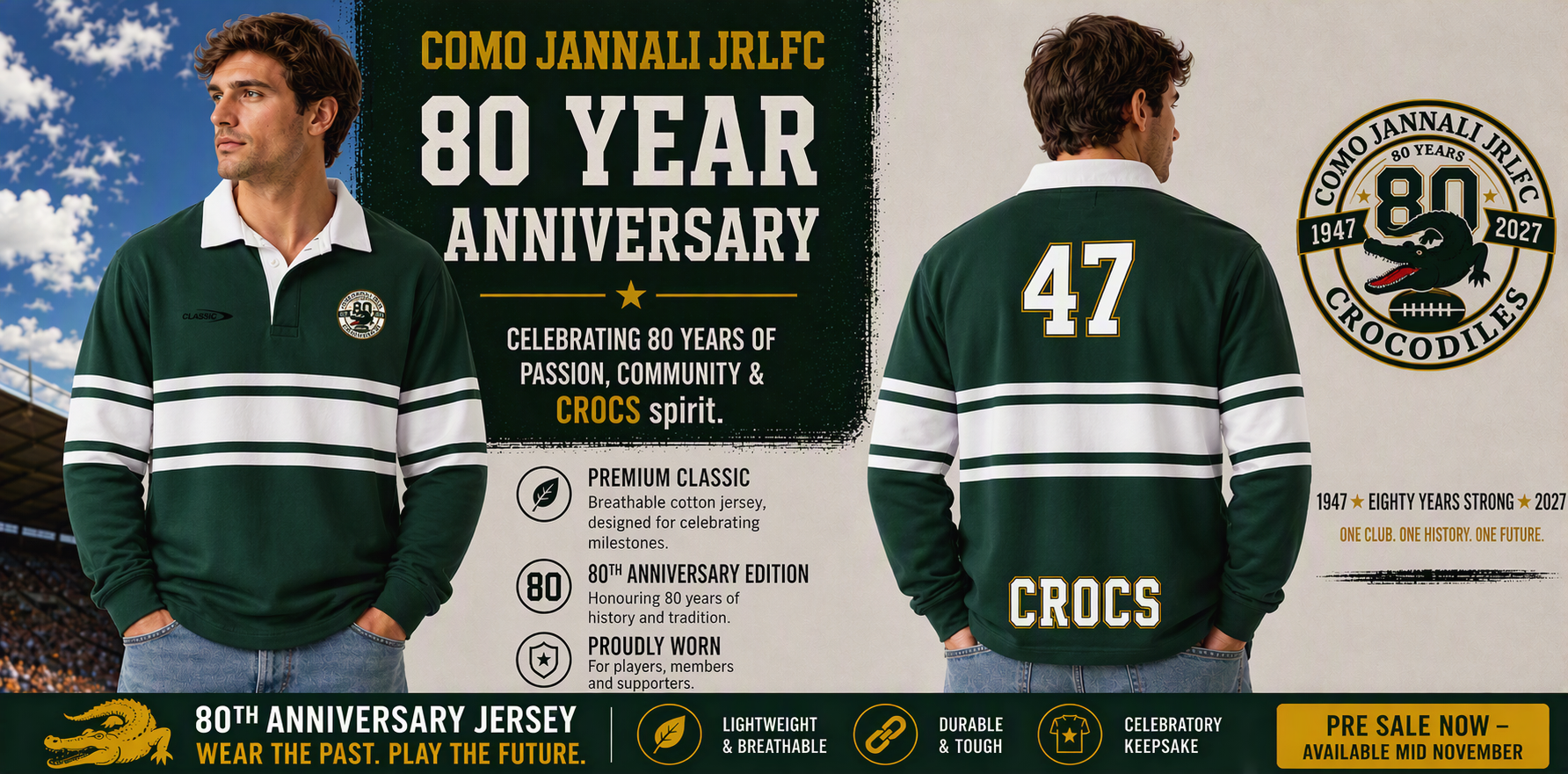 80th Anniversary Jersey - Limited edition (Green) - Image 3